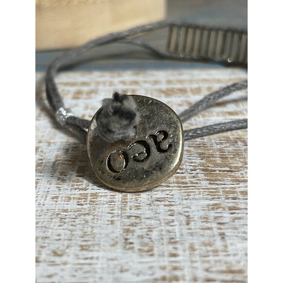 American Eagle Brand Gray Cord Bracelet With Metal Accents - Picture 5 of 5